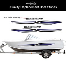 Quintrex Style Boat Graphicsstripes. 2000mm Long