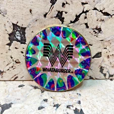 VINTAGE Pog Slammer Whata Slammer Whataburger