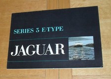 Jaguar E-Type Series 3 Brochure 1971-1972 - UK Market - 4.2 & V12 Coupe Roadster