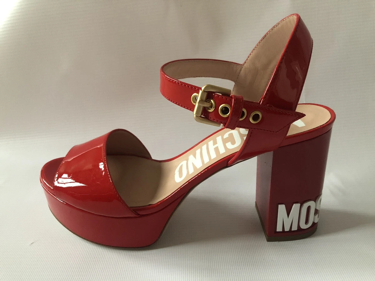 Moschino red heels 2025