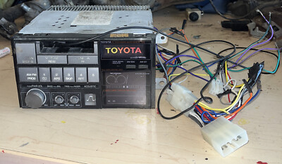 1987 Toyota Supra MK3 MKIII OEM Factory Radio Cassette 1987 Toyota Supra MK3 MKIII OEM Factory Radio Cassette