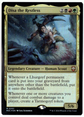 Disa the Restless 0001 Foil Mythic Modern Horizons 3 Magic The Gathering NM