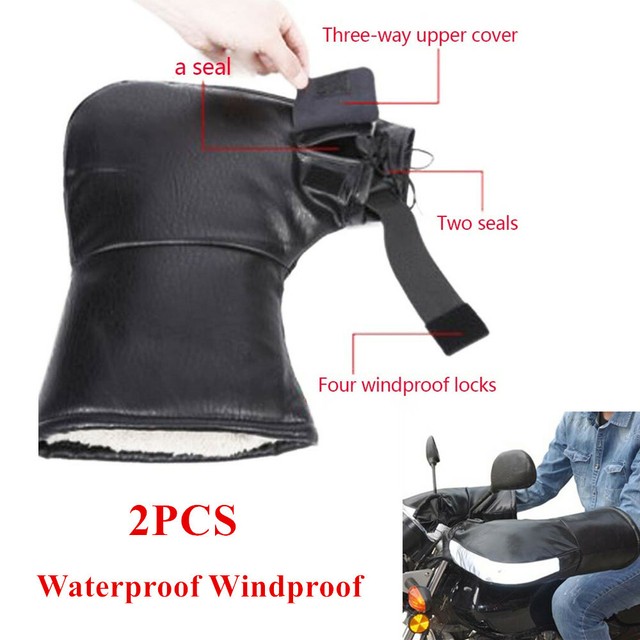Thermal Motorbike Handle Bar Muffs Motorcycle Hand Protector Mitts