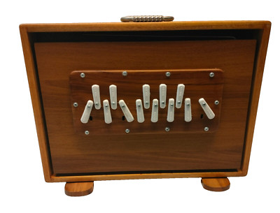 Professionelle MEDIUM Shruti Box, Surpeti, Swar-peti, Teak Wood 440 Hz C3-C4,13T