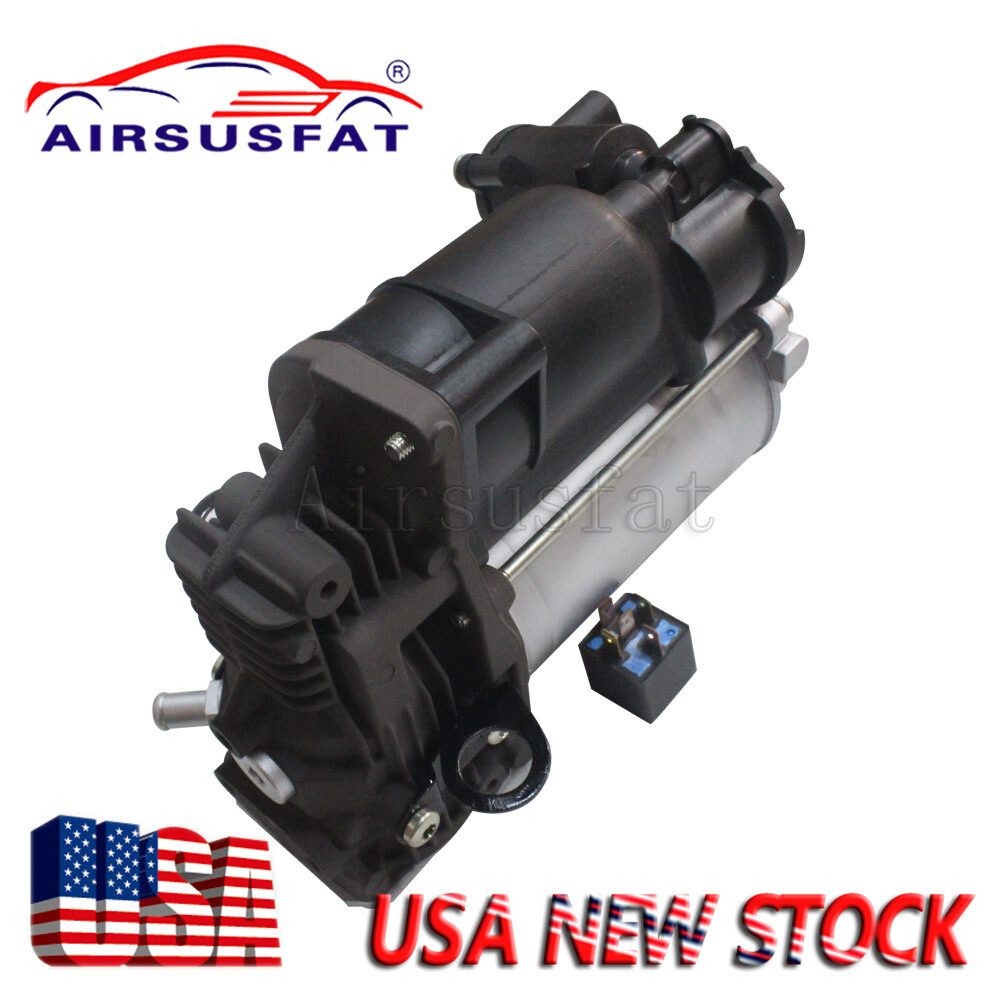 For Mercedes W164 X164 ML/GL Air Suspension Compressor + Relay US 2005-2012-image