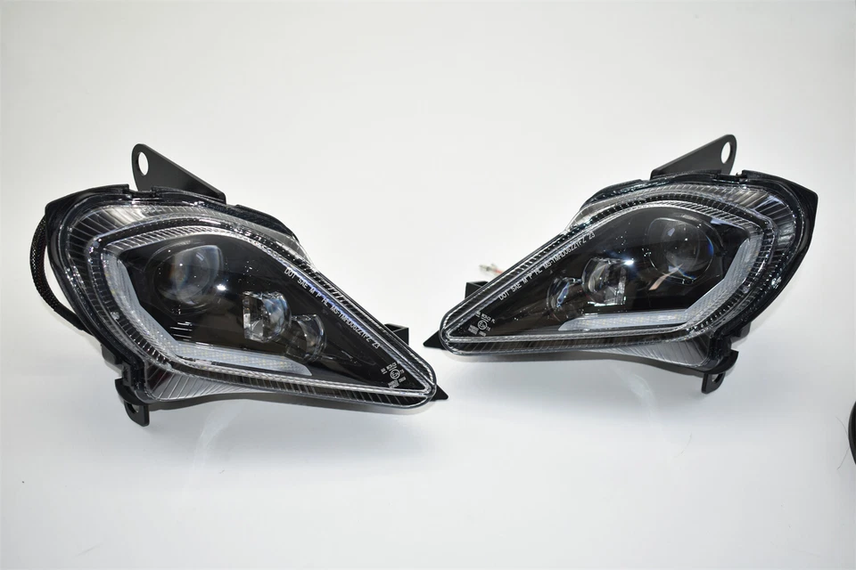 Led Headlights w/ Turn for Yamaha Raptor YFZ 450 450R 450X 700R YFM 250 350 700 - Image 3 of 4