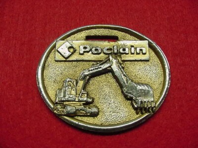 Vintage- Poclain Excavator   -Watch Fob- Piscataway, NJ. -  Nice!  (N)