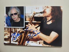 Blue Lou Marini RARE SIGNED 6x4 Picture Blues Brothers SNL Zappa Steely Dan COOL