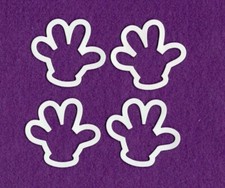 HAND Mickey Mouse outline die cuts scrapbook cards