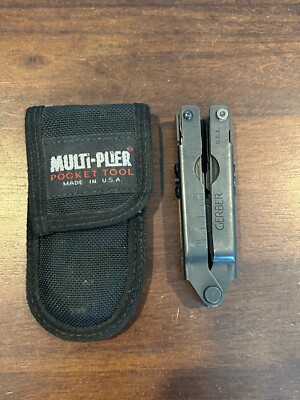 Gerber Multi-Tool Original Multiplier Knife Black with Sheath G128
