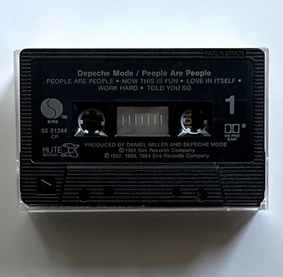 Vtg 1984 DEPECHE MODE Album PEOPLE ARE PEOPLE Cassette TESTED Tape