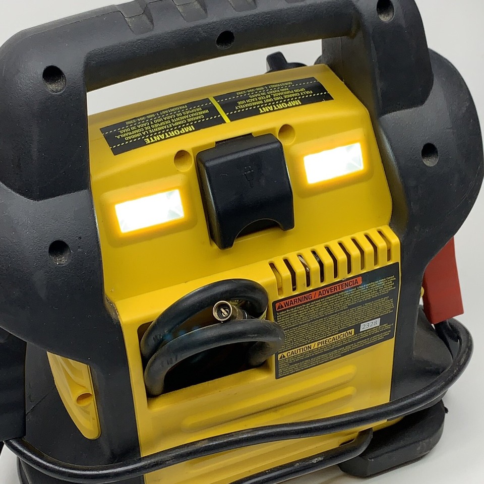 DEWALT DXAEJ14 1600 Peak Amp Jump Starter Digital Compressor Power Bank