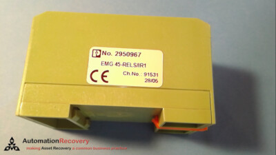 PHOENIX CONTACT EMG 45-RELS/IR1,RELAY MODULE, 2950967, NEW* #269784