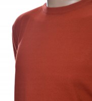 Herren Kaschmir Und Merinowolle Kaschmir-Pullover Rot L Zinnoberrot 130