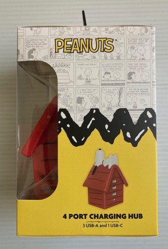 PEANUTS SNOOPY RED DOGHOUSE Charging Hub (4-Port) - Picture 4 of 8