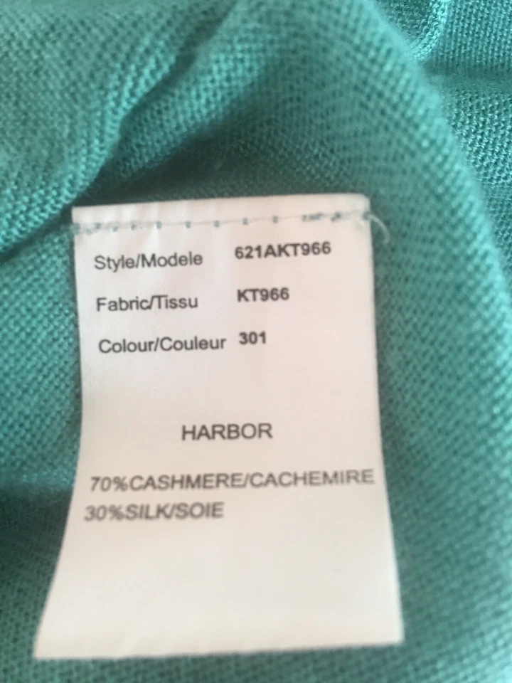 Poncho de seda cachemir italiano Michael Kors Collection capa suéter envolvente talla S-M Foto 4 de 4