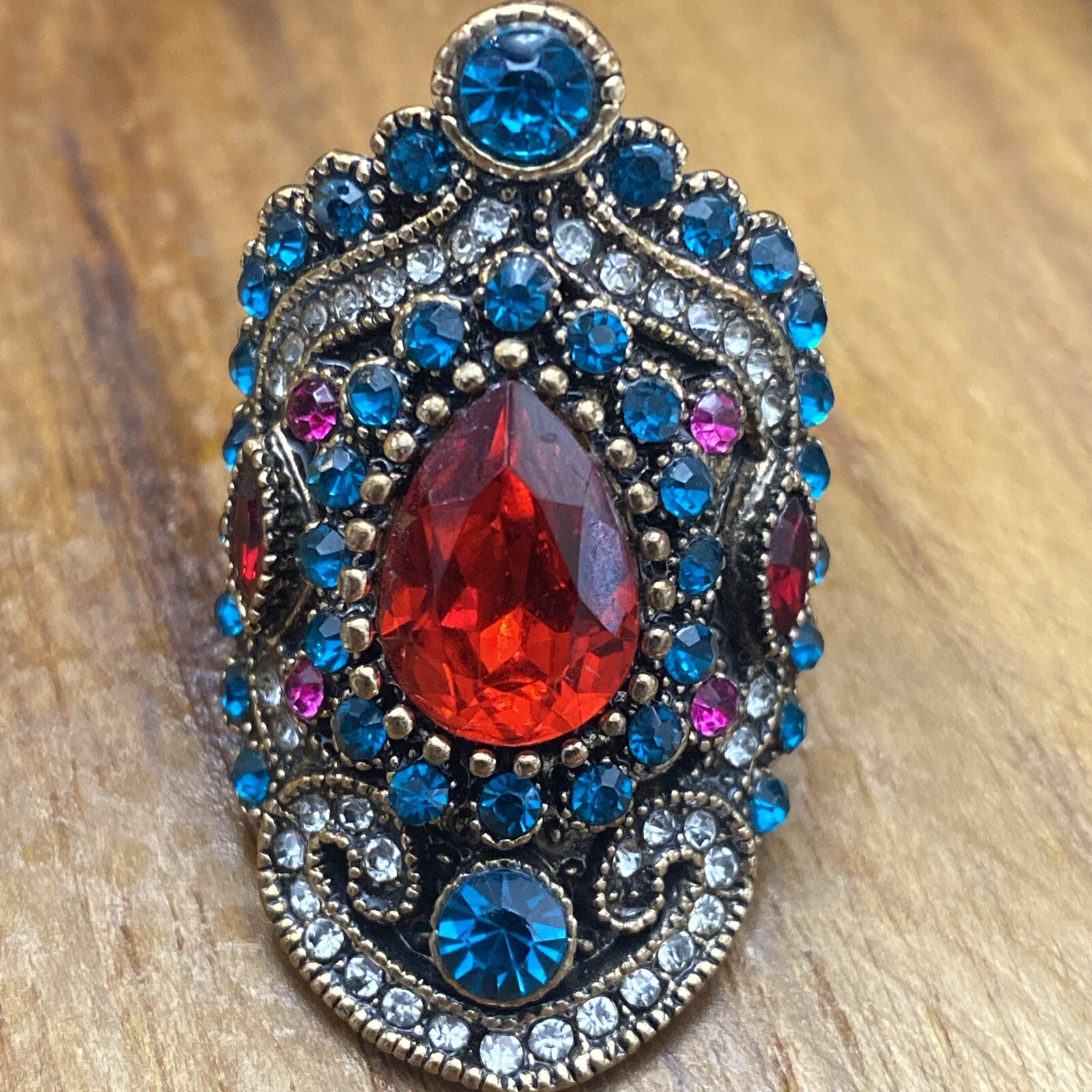 MARVELOUS Dramatic BOHEMIAN Style Rhinestone LUXU… - image 2