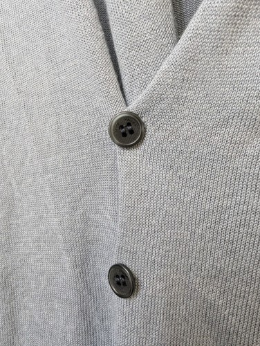 David Naman Mens Cardigan Grey Button Up Jumper - BNWT - Size XL - RSPCA NW Lond - Picture 10 of 13