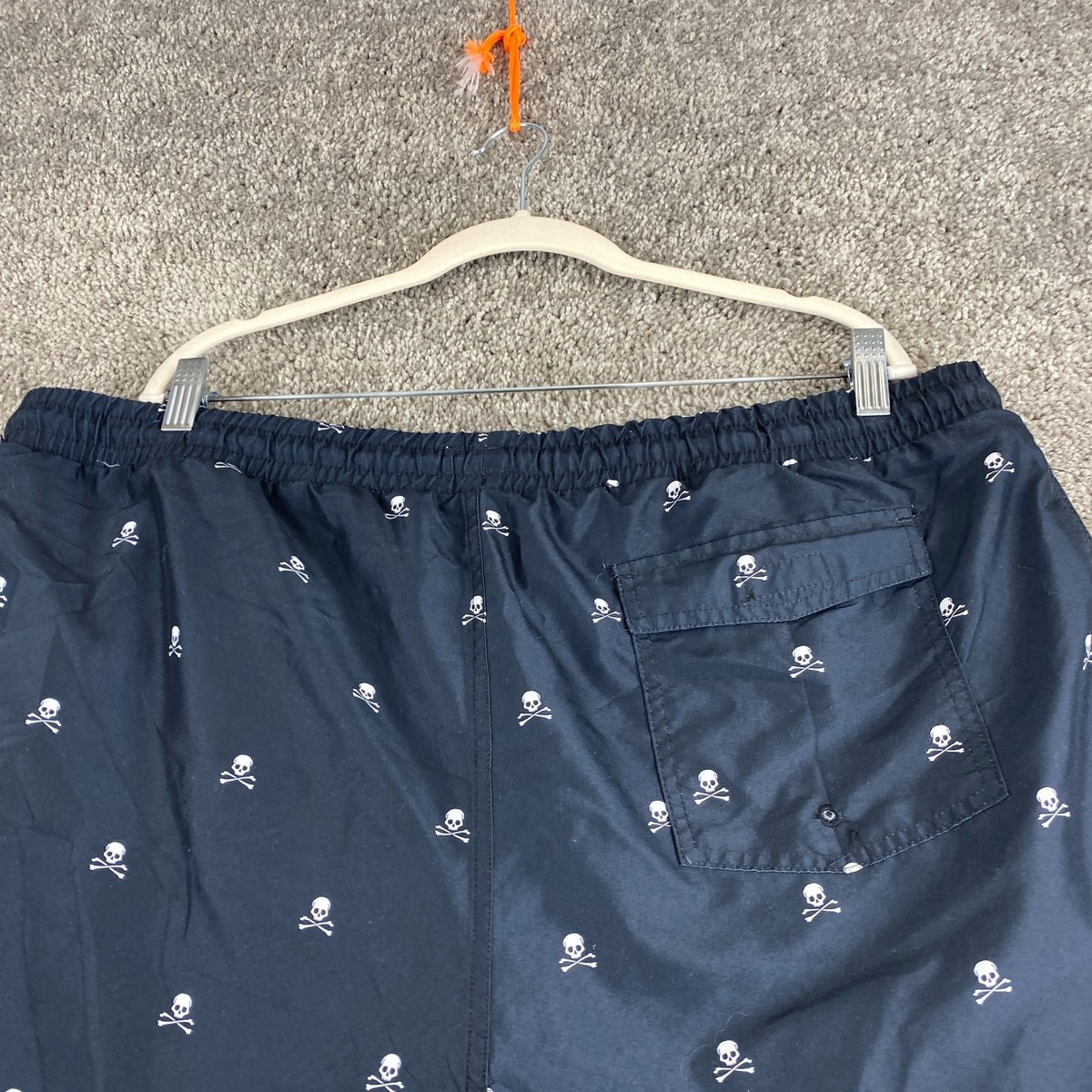 完売品/CLUBHAUS The Crew Shorts - Navy XL Club Room Shorts Men's 2XL XXL Navy Skull Print Drawstring