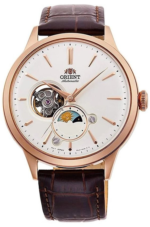 Orient Sun and Moon RA-AS0102S10B Orologio Uomo Meccanico