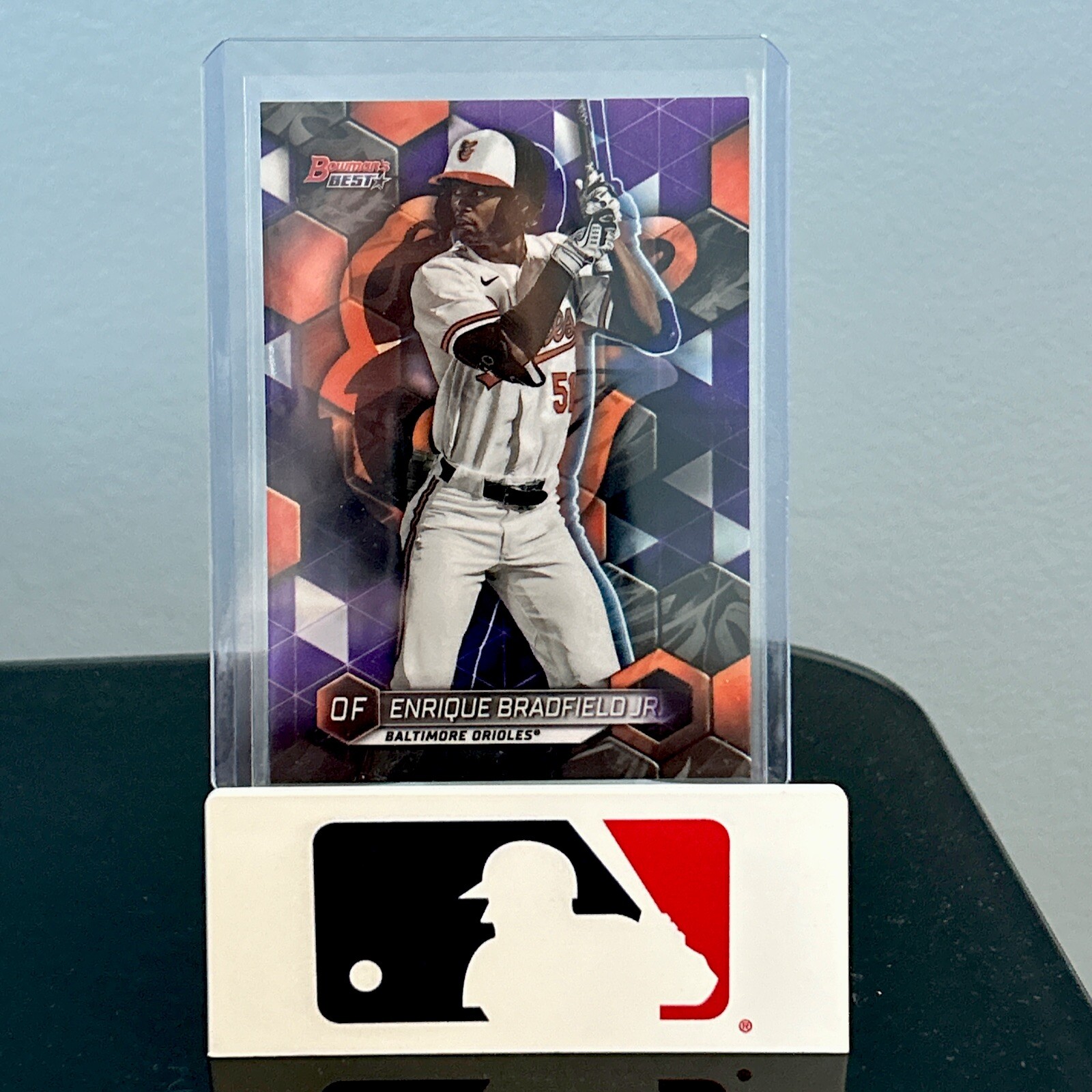 Enrique Bradfield Jr 2023 Bowmans Best #/250 Purple Refractor SP Card #TP-15