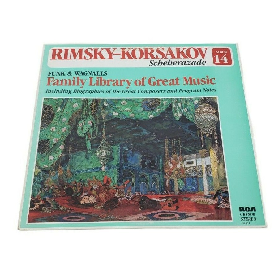 RimskyKorsakov Funk & Wagnalls Family Library of Great Music LP Record