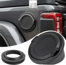 Aluminum Alloy Gas Cap Panel Non-Locking Fuel Tank Door for Jeep Wrangler JL 18+