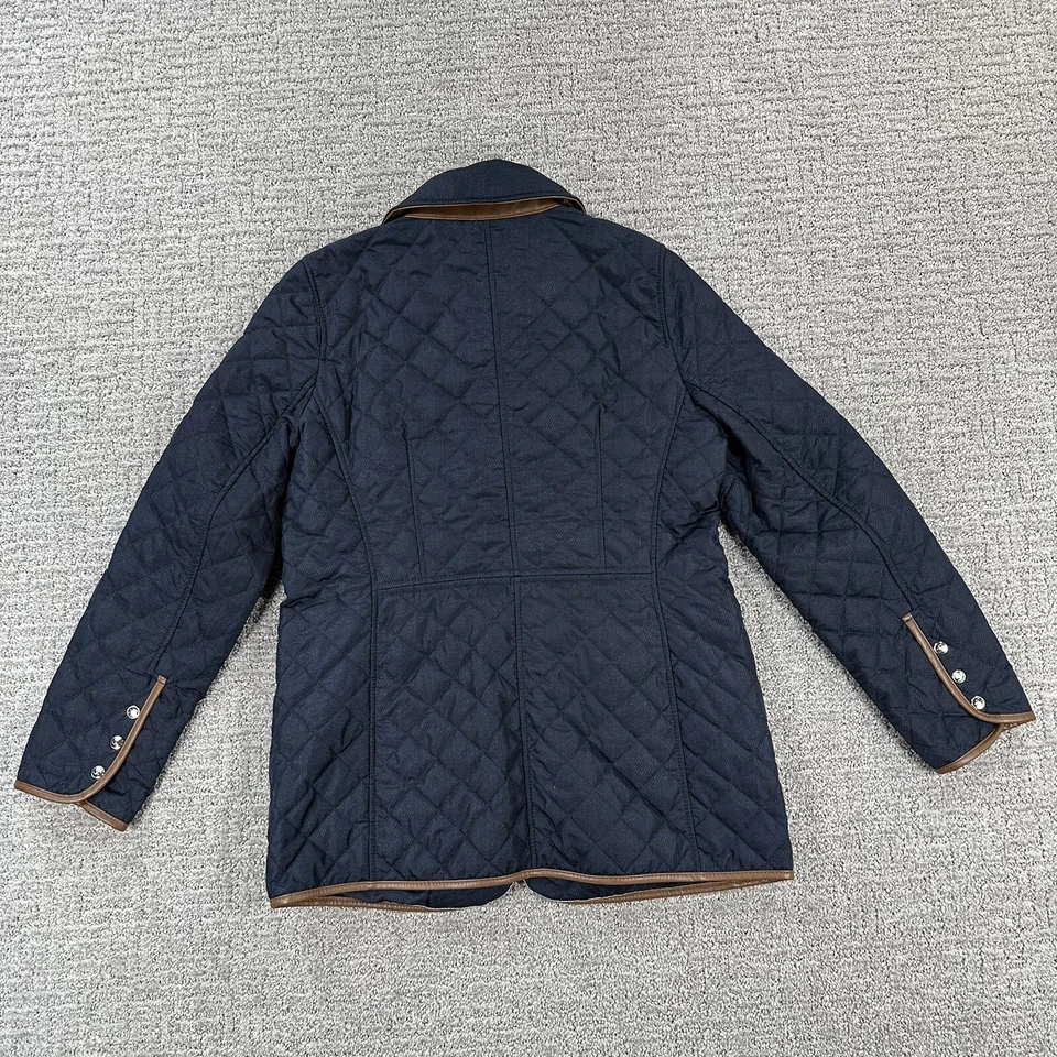 Chaqueta Chicos 0 4 6 Azul Acolchada Broches Acolchada Aislada Ligera Mujer Foto 2 de 4