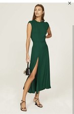NWOT Reformation Gavin Dress in Emerald USSize6 Orig.218