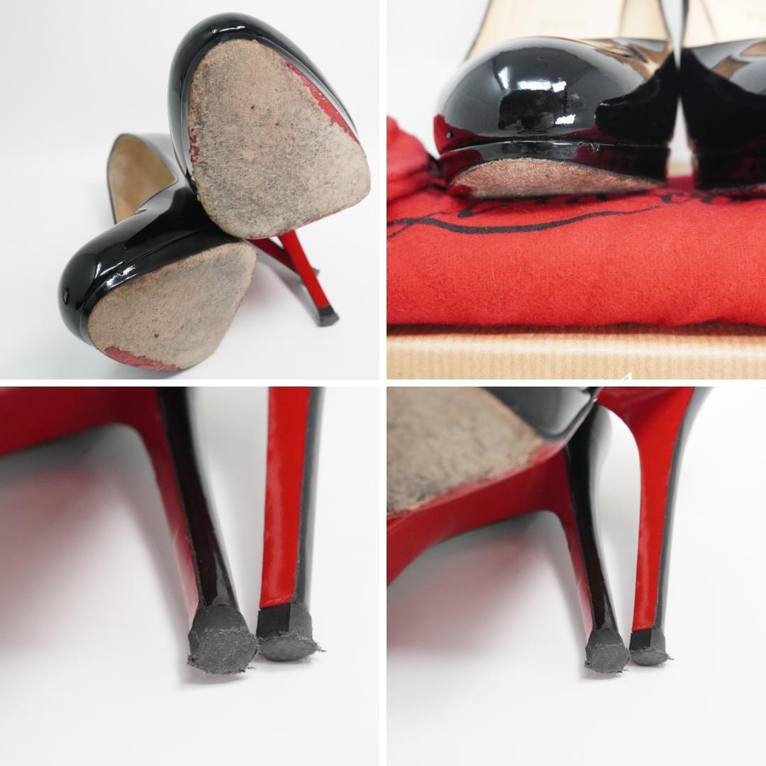 Christian Louboutin NEW SIMPLE PUMP 120 PATENT CALF BLACK Christian Louboutin NEW SIMPLE PUMP 120 PATENT CALF BLACK