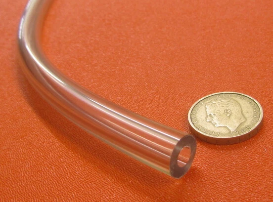 PVC Tubing, Clear, 1/2" OD x 1/4" ID x 1/8" Wall x 25 Foot Coil - Image 3 of 4
