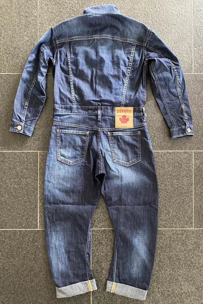 DSQUARED2 S S 2020 Worker 8Y Overalls Dungarees Western Jeans Over All