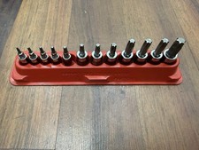 Snap-on Tools 12pc Combination Drive Torx Bit Standard Socket Set