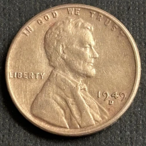 1949-D Lincoln Wheat Cent Penny-Circulated-XF
