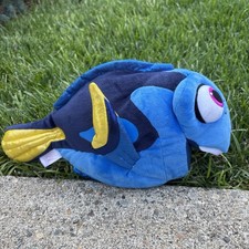 Ty Sparkle Dory Disney Finding Nemo Blue Fish Beanie Plush 9" Stuffed Toy READ