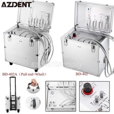 Portable Dental Mobile Delivery Unit System With Suction Air Compressor 4 Holes