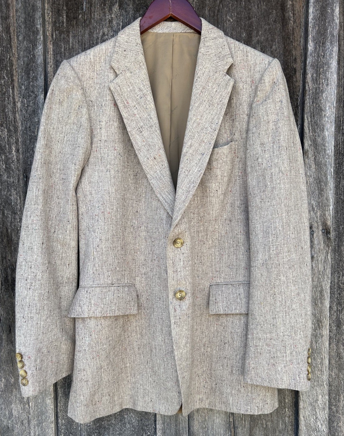 Giacca blazer cappotto sportivo vintage anni 70 Yves Saint Laurent YSL Francia uomo 38