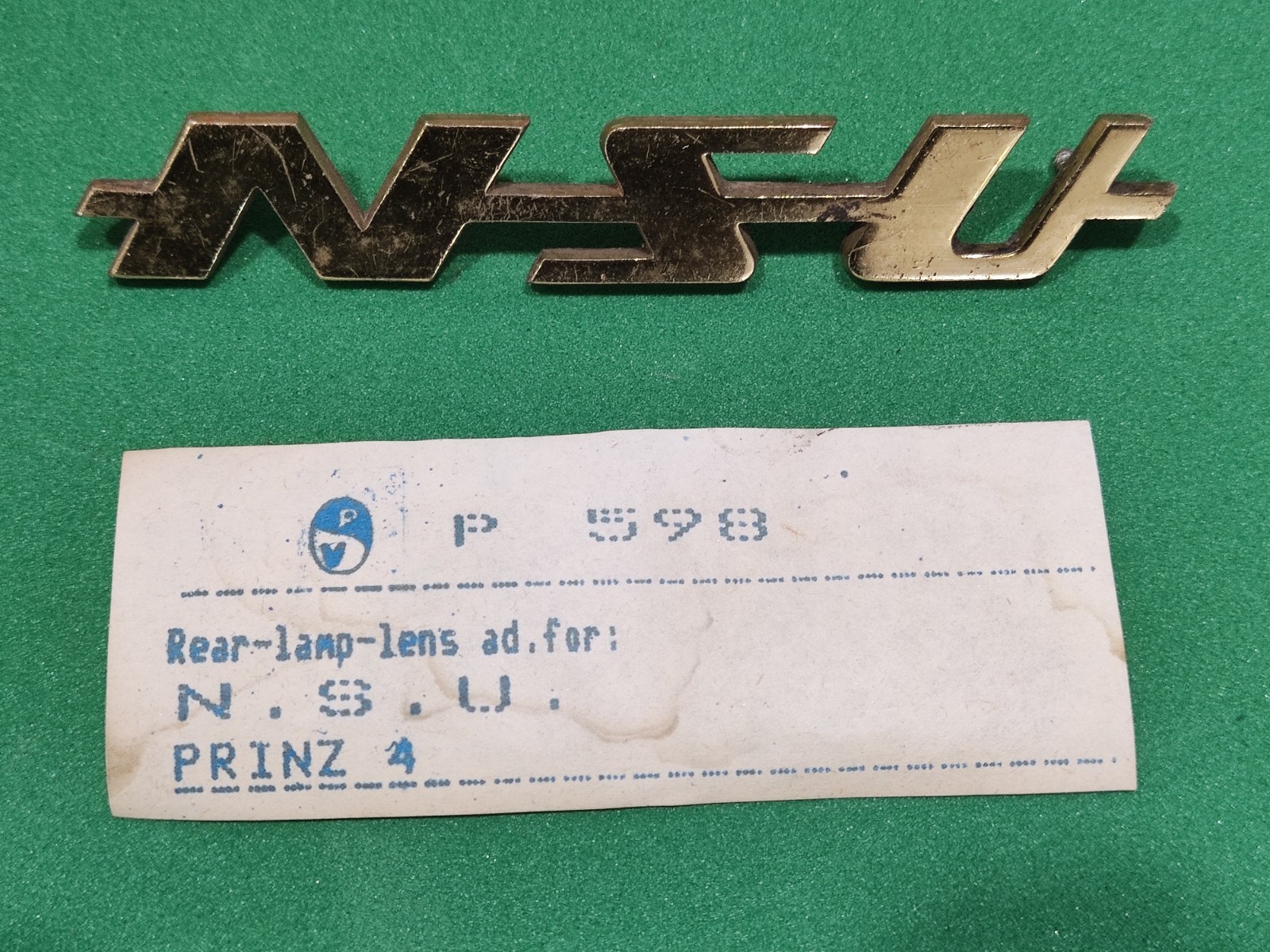 Nsu Prinz Lotto Fanali Nuovi Posteriori Nos N.s.u. 4 Ricambi Vintage Auto Epoca - Miniatura 3