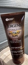 Jergens Natural Glow Instant Sun Self Tanner DEEP BRONZE Sunless Tanning Lotion
