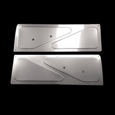 Bead Rolled Aluminum Door Panels - 47-54 Gmc Chevy Truck - Add Hardware