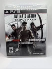 Sony PlayStation 3 Ultimate Action Triple Pack PS3 Tested No Manual Free Ship
