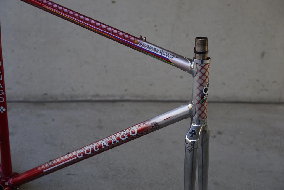 Colnago Master 1st Gen Del Tongo Retinata Frame Set Campagnolo Size 54.5/56 - Bild 3 von 4