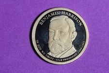 ESTATE FIND 2013 S PROOF BENJAMIN HARRISON PRESIDENTIAL DOLLAR #K59070