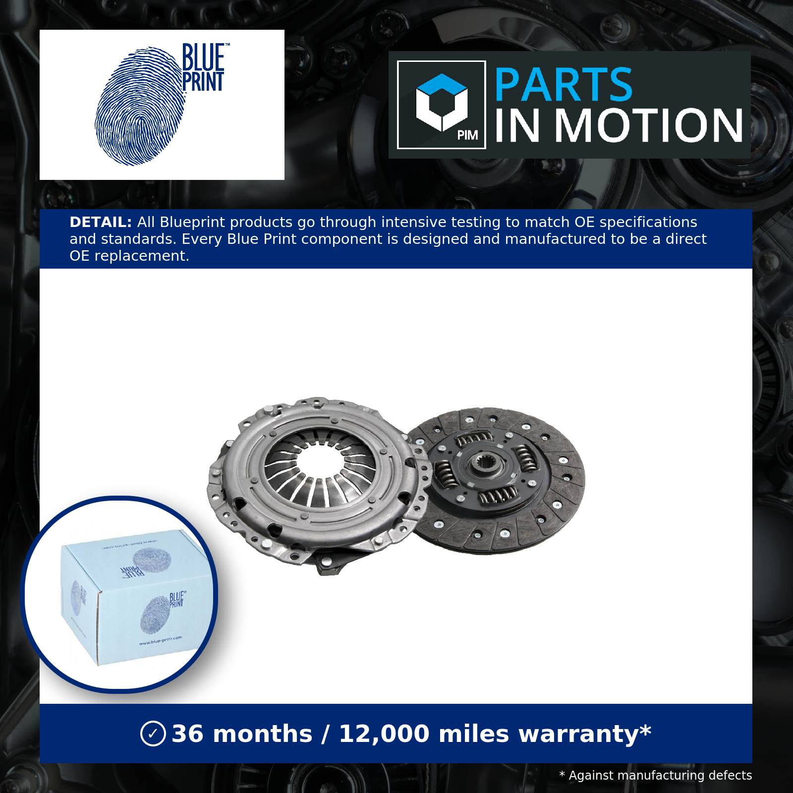 Clutch Kit 2 piece (Cover+Plate) fits OPEL VECTRA C 1.8 05 to 08 Z18XER 207mm - Image 7