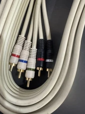 Component Cable RGB Video/Stereo Audio Cord HDTV Projector DVD 5-Way NEW 6 Ft