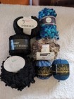 Fun Lot Of Designer Yarn! As Pictured. Mixed Lot Of 7