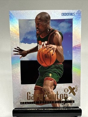 1996-97 Skybox E-X2000 - Gary Payton #68 Credentials /499