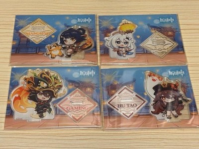 Genshin Impact FamilyMart Acrylic Stand Hu Tao Paimon Xiangling Jia Ming