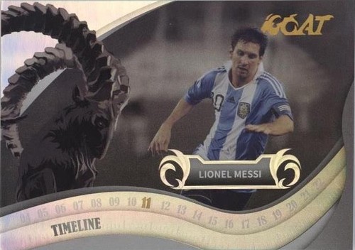 Maradona / Messi D10S 2023 Topps Argentina - Red Foil /25 - PSA 8