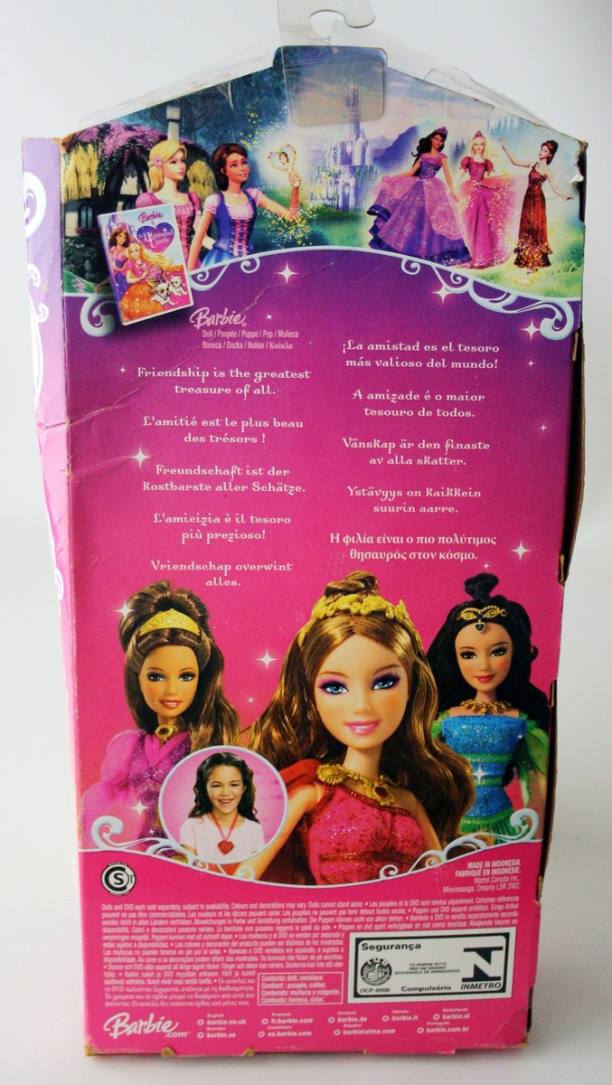 2008 BARBIE DIAMOND CASTLE MUSE DORI PRINCESS DOLL + HEART